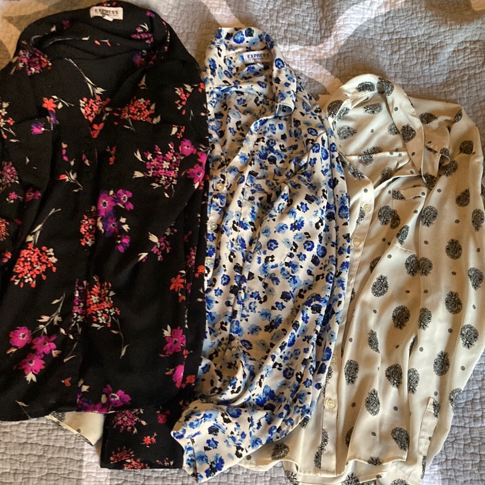Bundle of 3 Express Portofino Blouses